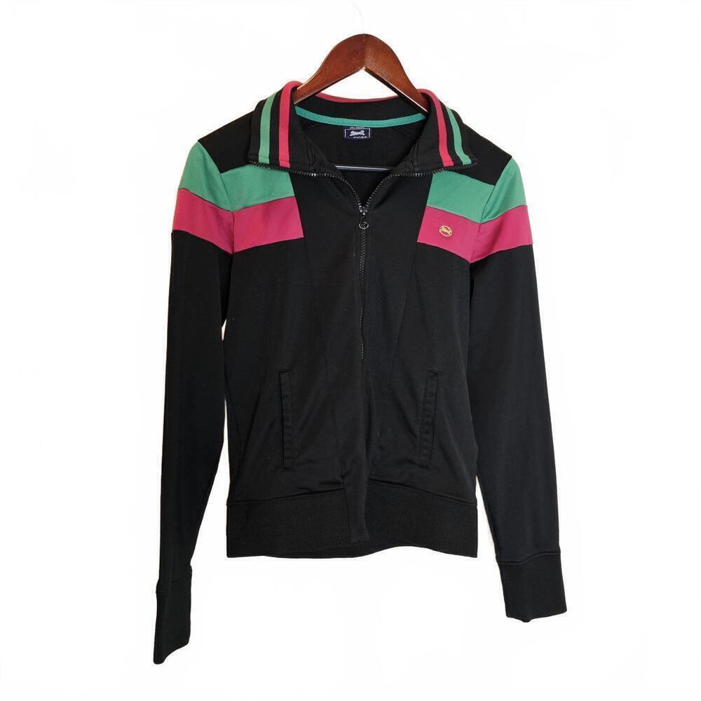 Le Tigre Vintage Color Block Zip Jacket - M